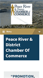 Mobile Screenshot of peaceriverchamber.com